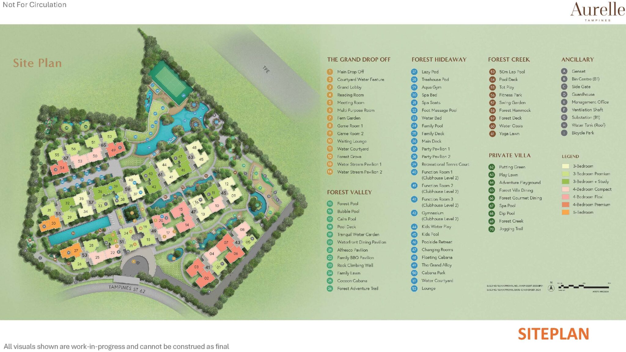 Site Plan Aurelle of Tampines